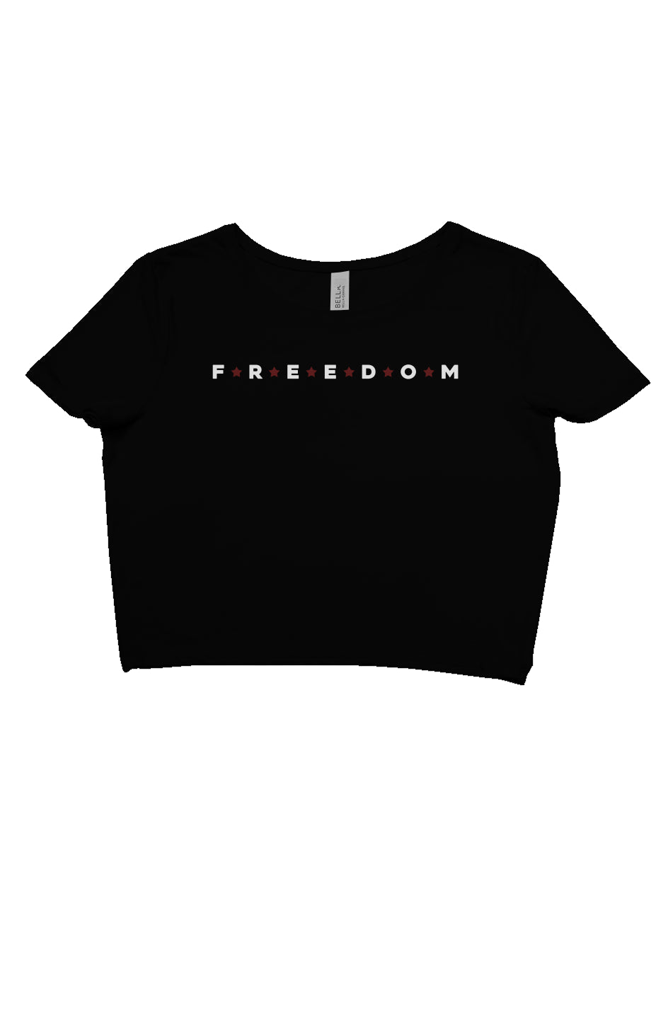 Women's Cropped Short-Sleeve Freedom Tee