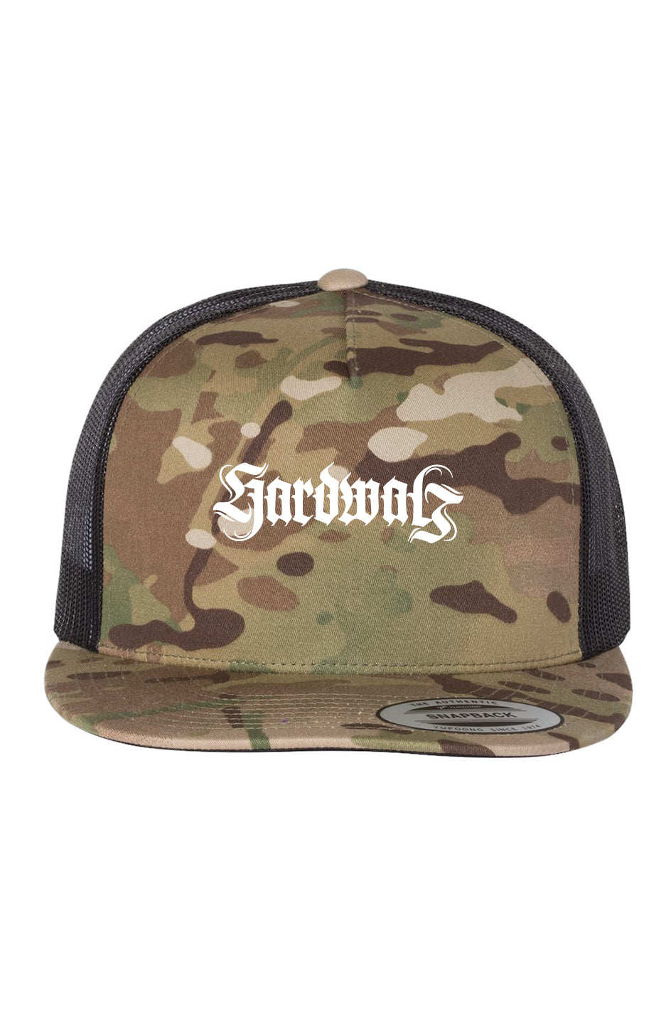 Camo Embroidered Trucker Hat