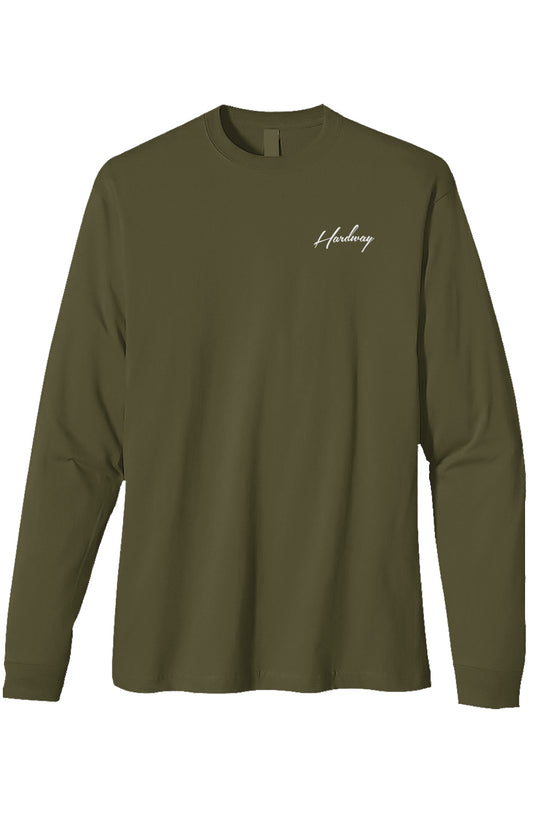 Men's Embroidered Heavyweight Long-Sleeve Tee