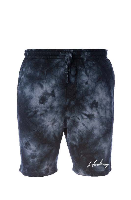 Men's Tie-Dye Embroidered Shorts
